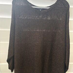 Eileen Fisher Bronze Top, split sleeve ample and elegant. XL